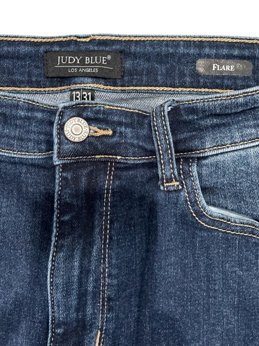 Judy Blue Flare Leg Jeans Size 13/31 - Picture 2 of 3
